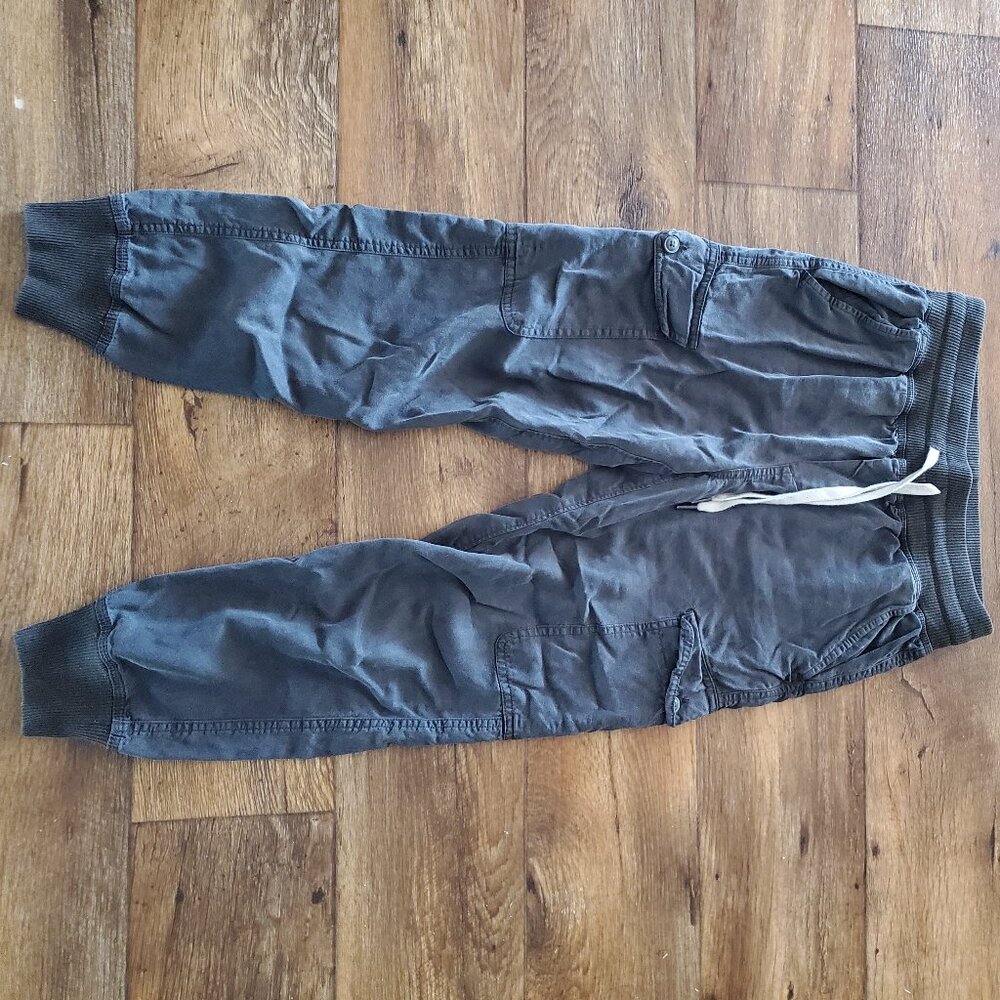 Aerie Dark Gray Cargo Joggers | Streetwear Utility Fit